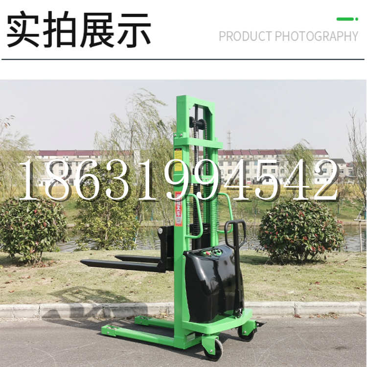 建始县电动叉车堆高车液压铲车电瓶1吨2吨站驾步行式小型全自动叉车